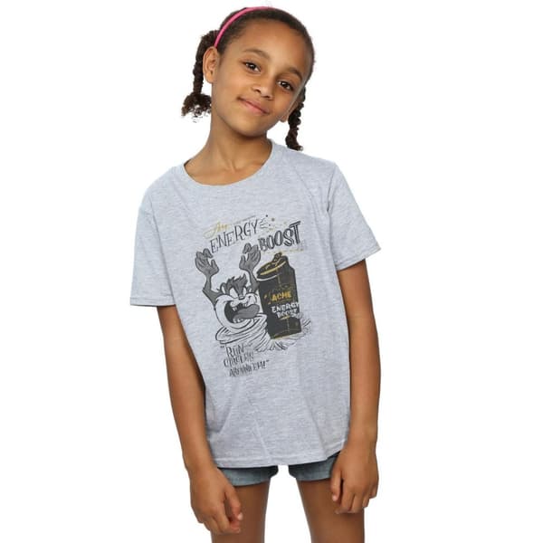 Looney Tunes Girls Taz Energy Boost Cotton T-Shirt