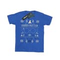 Miniatyrbillede 1 af 3: Harry Potter Mens Christmas Pattern T-Shirt