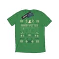 Miniatyrbillede 1 af 3: Harry Potter Mens Christmas Pattern T-Shirt