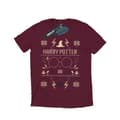 Miniatyrbillede 1 af 3: Harry Potter Mens Christmas Pattern T-Shirt
