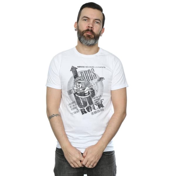 Looney Tunes Mens Bugs Bunny What´s Up Rock T-Shirt