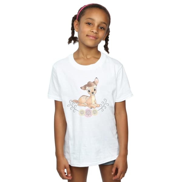 Disney Bambi - T-shirt i bomull med akvarellmotiv för flickor