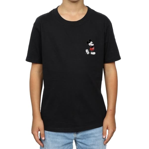 Disney Boys Mickey Mouse Kickin Retro Chest T-Shirt