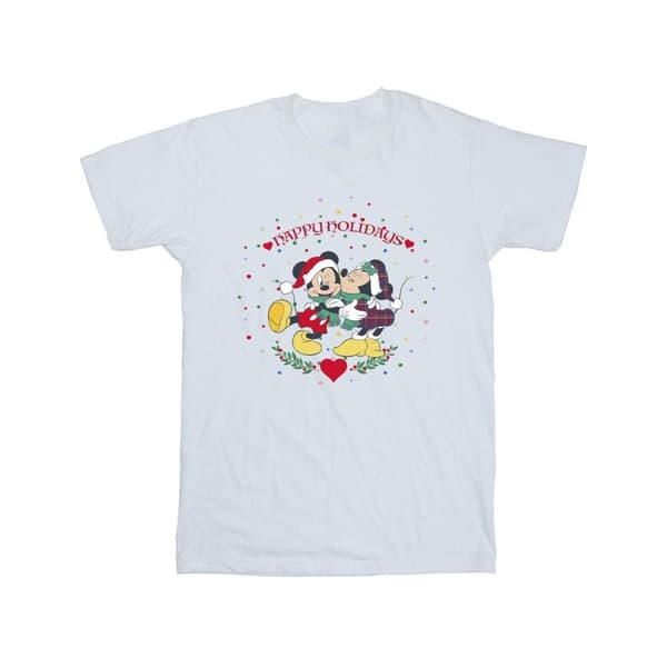 Disney Boys Mickey Mouse Mickey Minnie Christmas T-Shirt