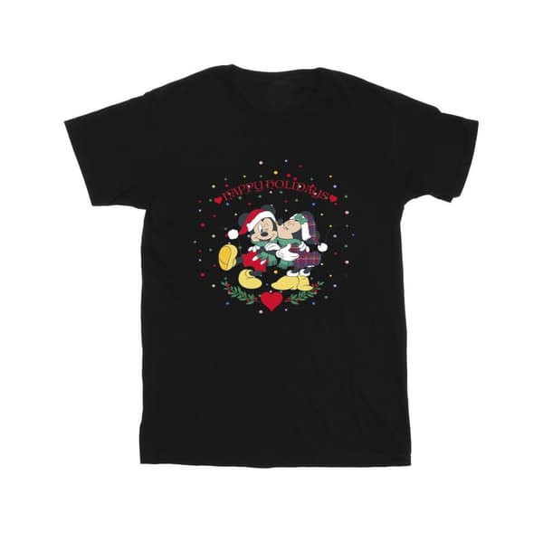 Disney Boys Mickey Mouse Mickey Minnie Christmas T-Shirt