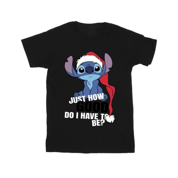 Disney Lilo & Stitch Just How Good T-shirt i bomull för flickor