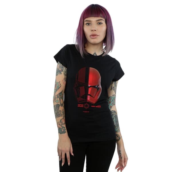 Star Wars: The Rise of Skywalker Womens/Ladies Star Wars The Rise Of Skywalker Sith Trooper Helmet Cotton T-Shirt