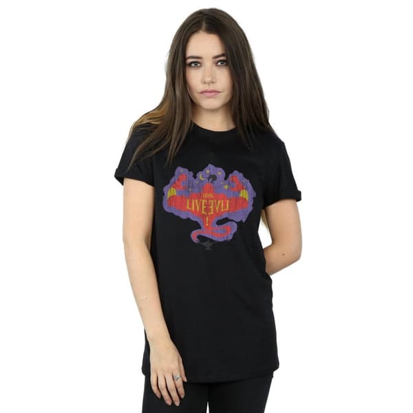 Disney Dam/Tjej The Descendants Genie Long Live Boyfriend T-shirt i bomull