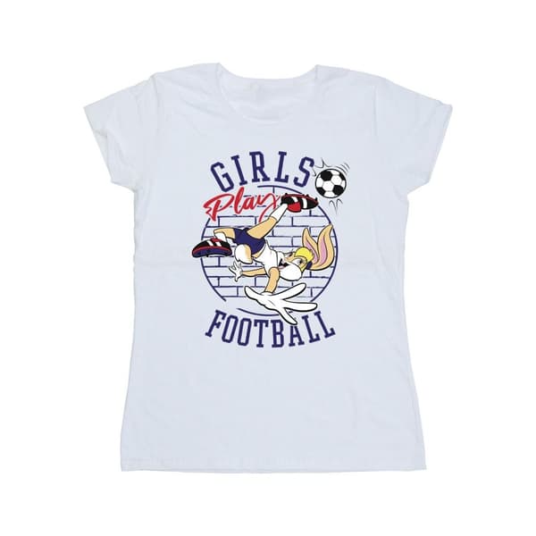 Looney Tunes Womens/Ladies Lola Bunny Girls Play Football Cotton T-Shirt