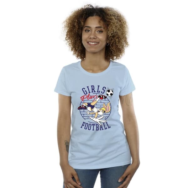 Looney Tunes Womens/Ladies Lola Bunny Girls Play Football Cotton T-Shirt