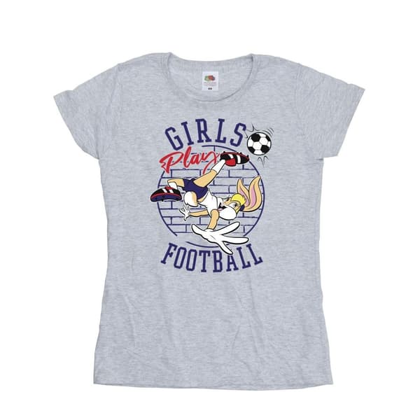 Looney Tunes Womens/Ladies Lola Bunny Girls Play Football Cotton T-Shirt