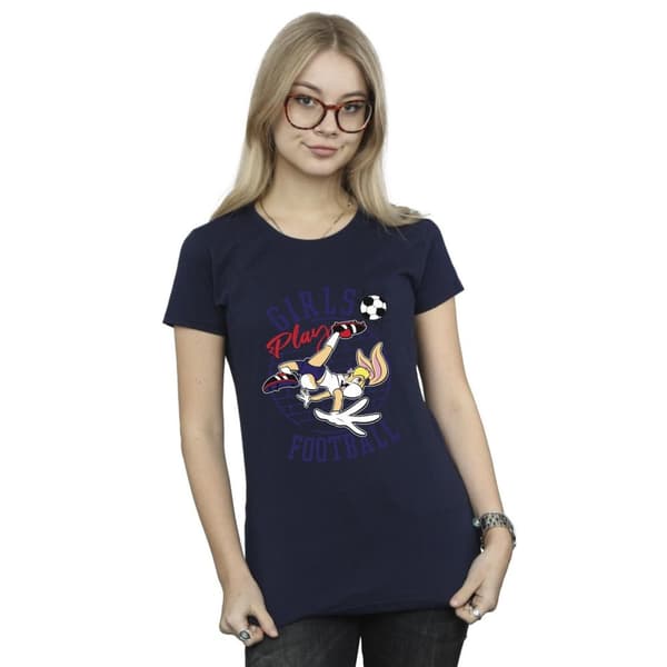 Looney Tunes Womens/Ladies Lola Bunny Girls Play Football Cotton T-Shirt