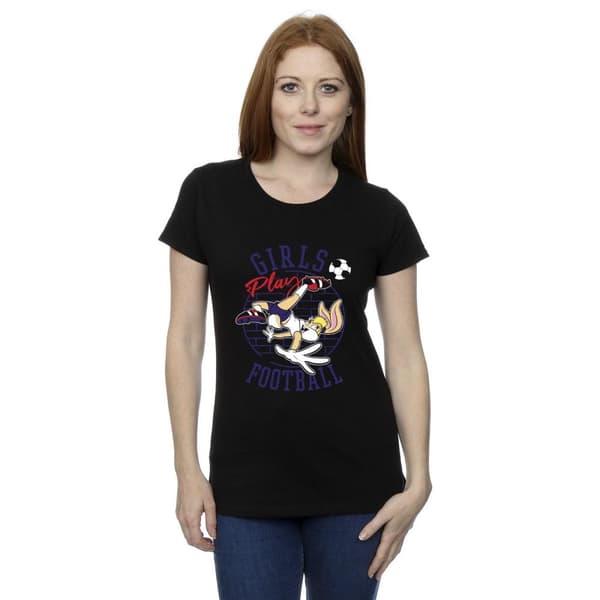 Looney Tunes Womens/Ladies Lola Bunny Girls Play Football Cotton T-Shirt