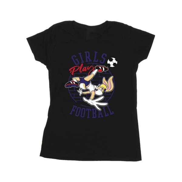 Looney Tunes Womens/Ladies Lola Bunny Girls Play Football Cotton T-Shirt