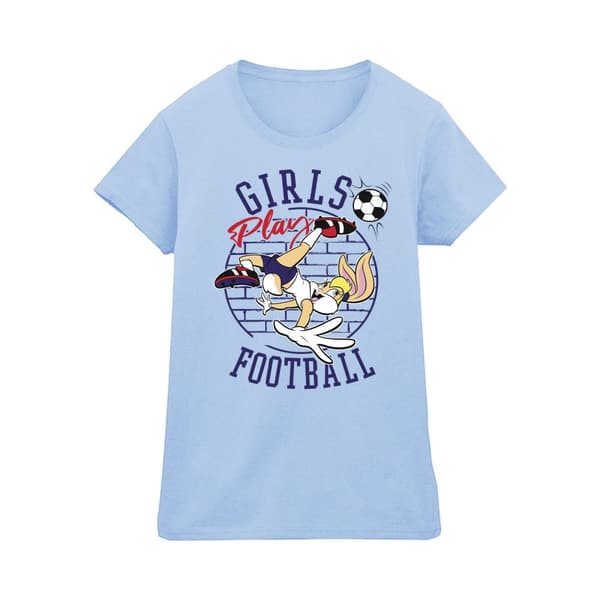 Looney Tunes Womens/Ladies Lola Bunny Girls Play Football Cotton T-Shirt