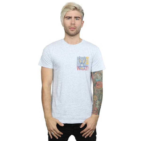 Looney Tunes Mens Bugs Bunny What T-Shirt