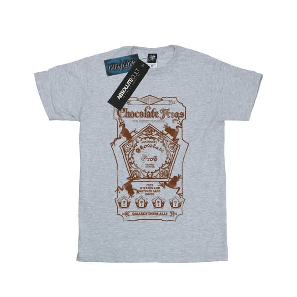 Harry Potter Mens Chocolate Frogs Mono Label T-Shirt