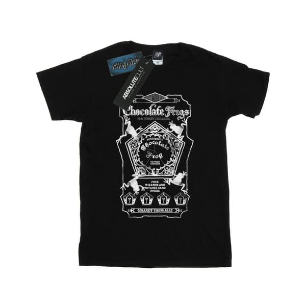 Harry Potter Mens Chocolate Frogs Mono Label T-Shirt