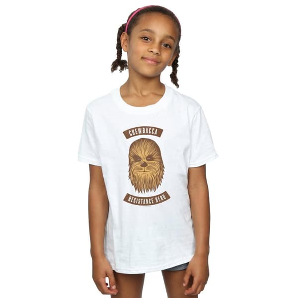 Star Wars: The Rise of Skywalker Star Wars The Rise Of Skywalker Chewbacca - motståndshjälte - bomulls-T-shirt för flickor
