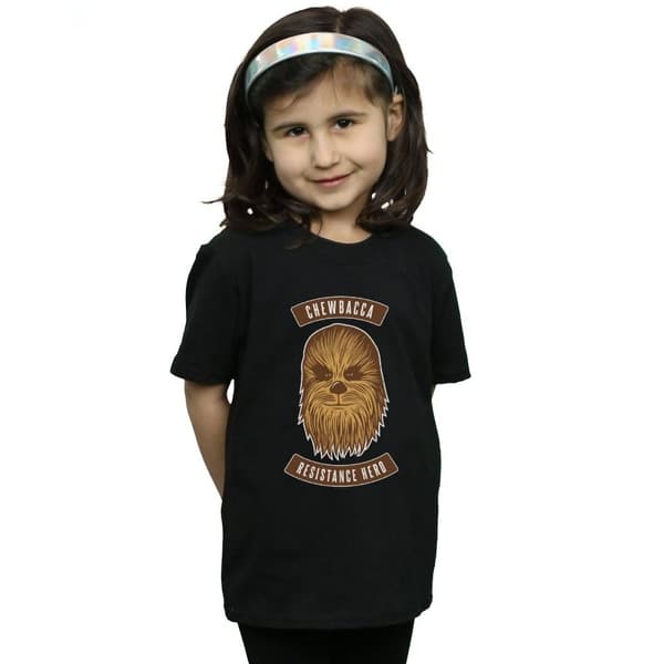 Star Wars: The Rise of Skywalker Star Wars The Rise Of Skywalker Chewbacca - motståndshjälte - bomulls-T-shirt för flickor