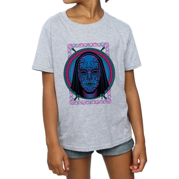 Harry Potter Girls Neon Death Eater Mask Cotton T-Shirt