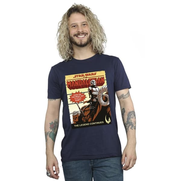 Star Wars The Mandalorian Mens Bumpy Ride T-Shirt