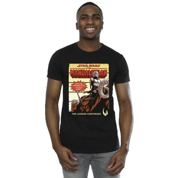 Star Wars The Mandalorian Mens Bumpy Ride T-Shirt