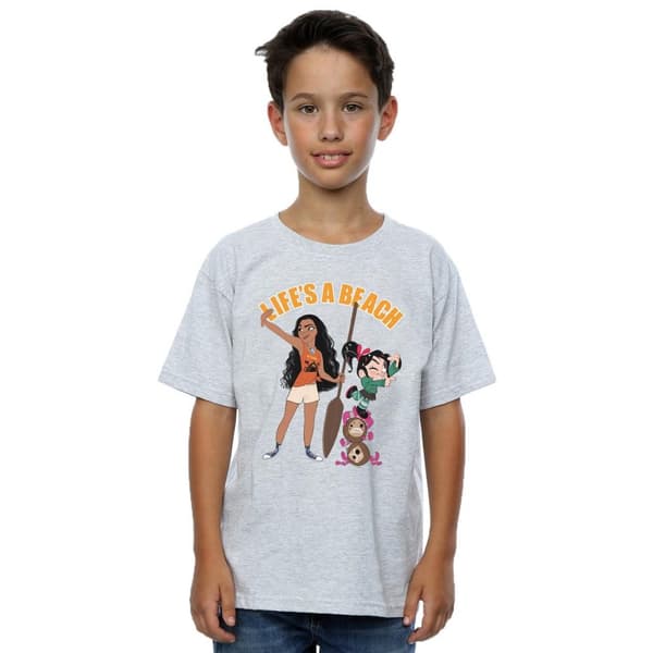 Disney Boys Wreck It Ralph Moana And Vanellope T-Shirt