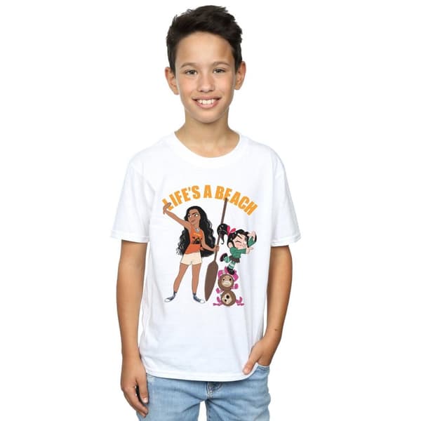 Disney Boys Wreck It Ralph Moana And Vanellope T-Shirt