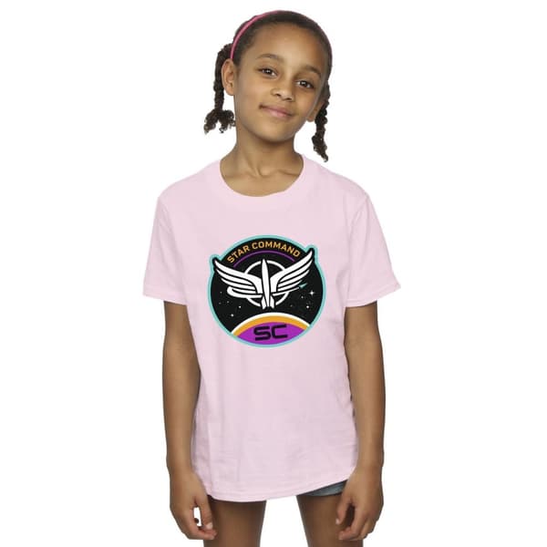 Disney Girls Lightyear Star Command Circle Cotton T-Shirt