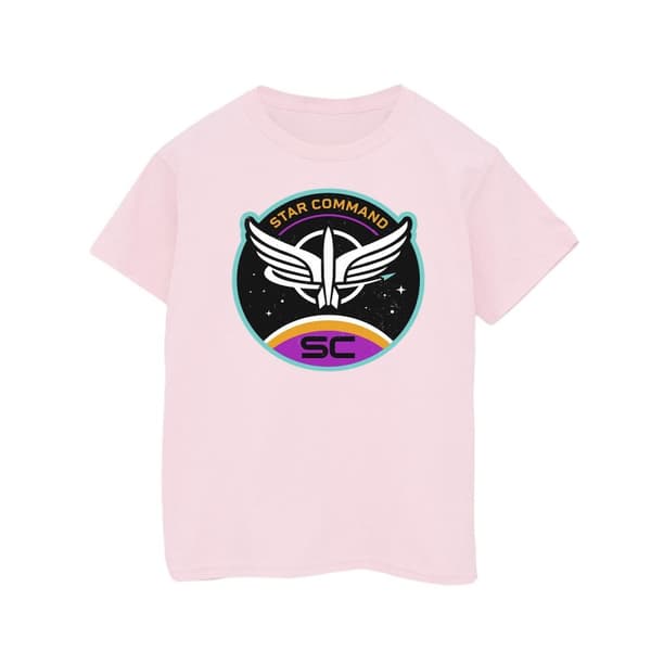 Disney Girls Lightyear Star Command Circle Cotton T-Shirt
