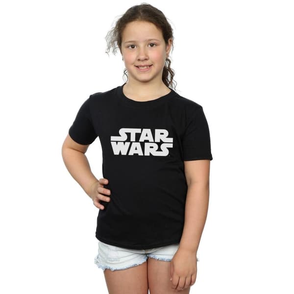 Star Wars Girls Classic Logo Cotton T-Shirt