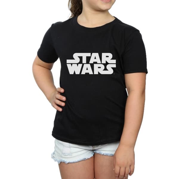 Star Wars Girls Classic Logo Cotton T-Shirt