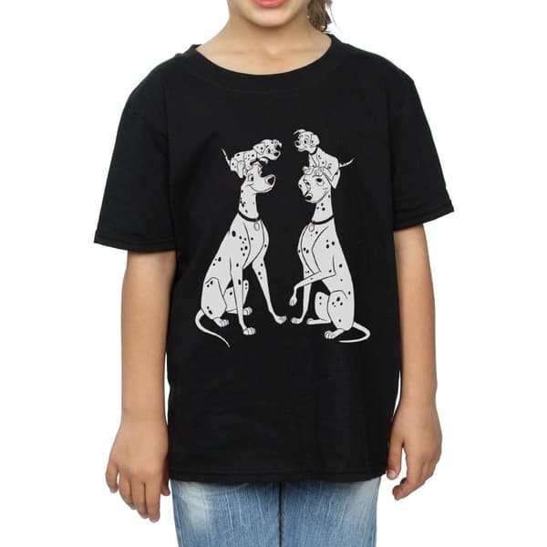 Disney Girls 101 Dalmatians Family Cotton T-Shirt