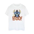 Miniatyrbillede 1 af 3: Disney Womens/Ladies Lilo & Stitch Boo! Cotton Boyfriend T-Shirt