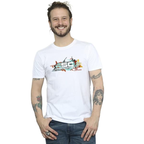 Disney Mens Lightyear Star Command Graphic Title T-Shirt