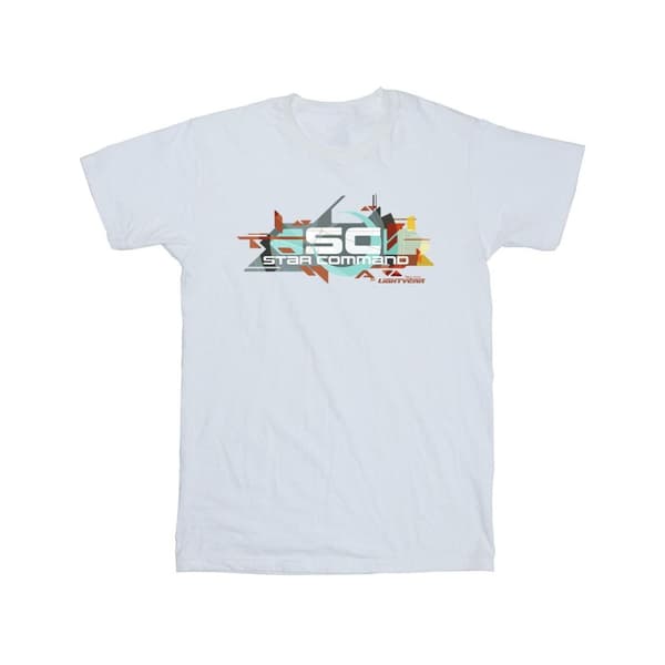 Disney Mens Lightyear Star Command Graphic Title T-Shirt