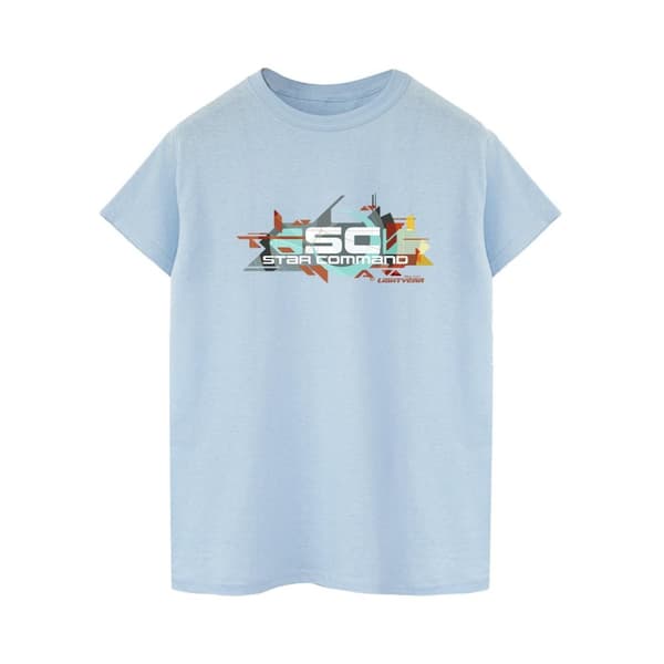 Disney Mens Lightyear Star Command Graphic Title T-Shirt