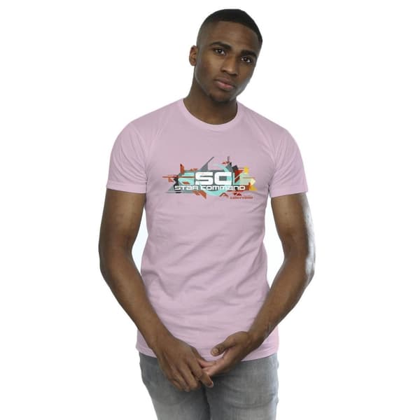 Disney Mens Lightyear Star Command Graphic Title T-Shirt