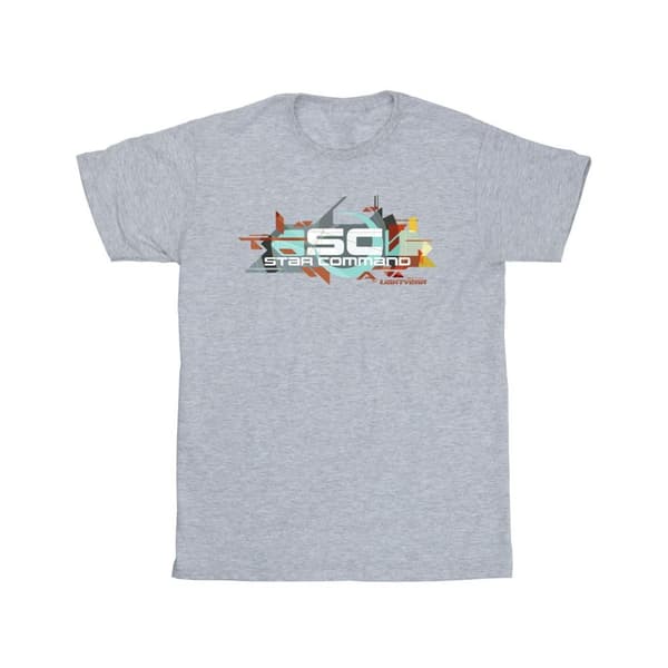 Disney Mens Lightyear Star Command Graphic Title T-Shirt