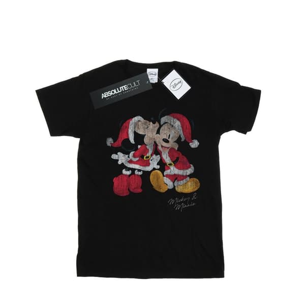 Disney Mickey And Minnie Christmas Kiss T-shirt för pojkar