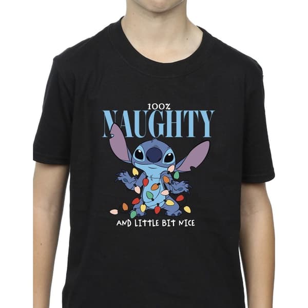 Disney Boys Lilo & Stitch Naughty & Nice T-Shirt