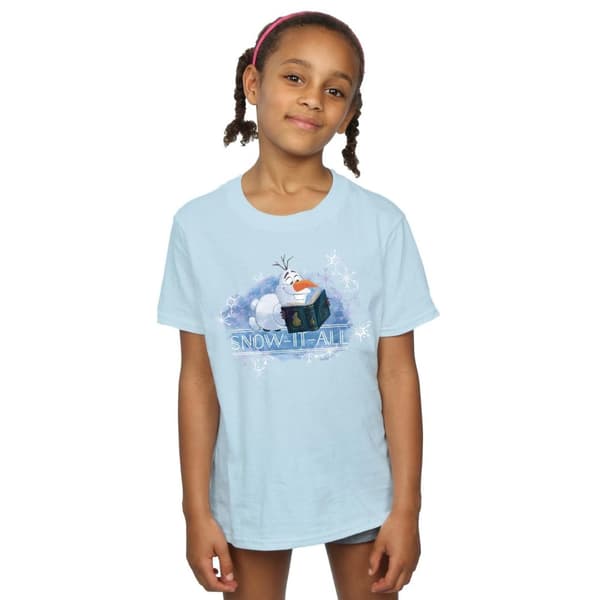 Disney Frozen 2 Olaf Snow It All T-shirt i bomull för flickor