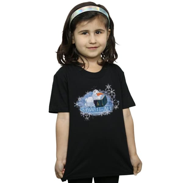 Disney Frozen 2 Olaf Snow It All T-shirt i bomull för flickor