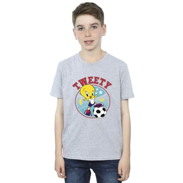 Looney Tunes Tweety Football Circle T-shirt för pojkar