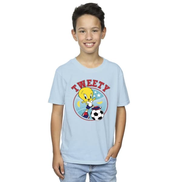 Looney Tunes Tweety Football Circle T-shirt för pojkar