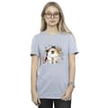 Miniatyrbilde 2 av 3: Disney Womens/Ladies Big Hero 6 Baymax Group Hug Cotton Boyfriend T-Shirt