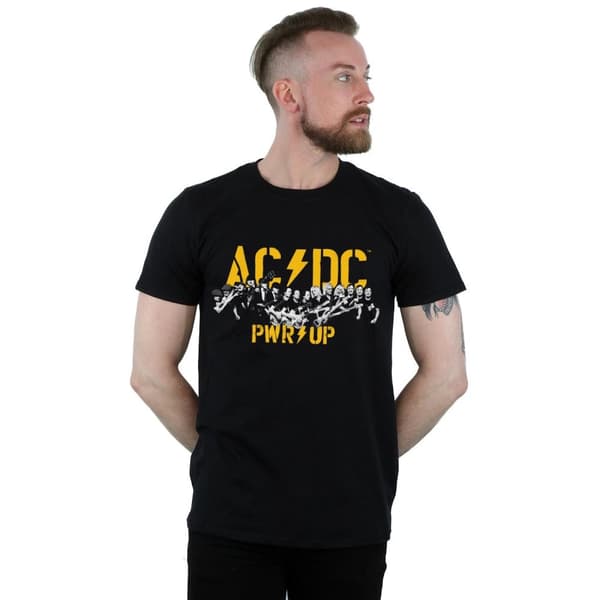 AC/DC Mens PWR UP Portrait Motion T-Shirt