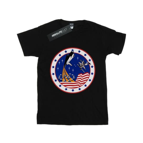 NASA Womens/Ladies Classic Rocket 76 Cotton Boyfriend T-Shirt