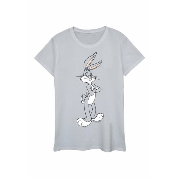 Looney Tunes Dam/Tjej Bugs Bunny T-shirt i bomull med korsade armar